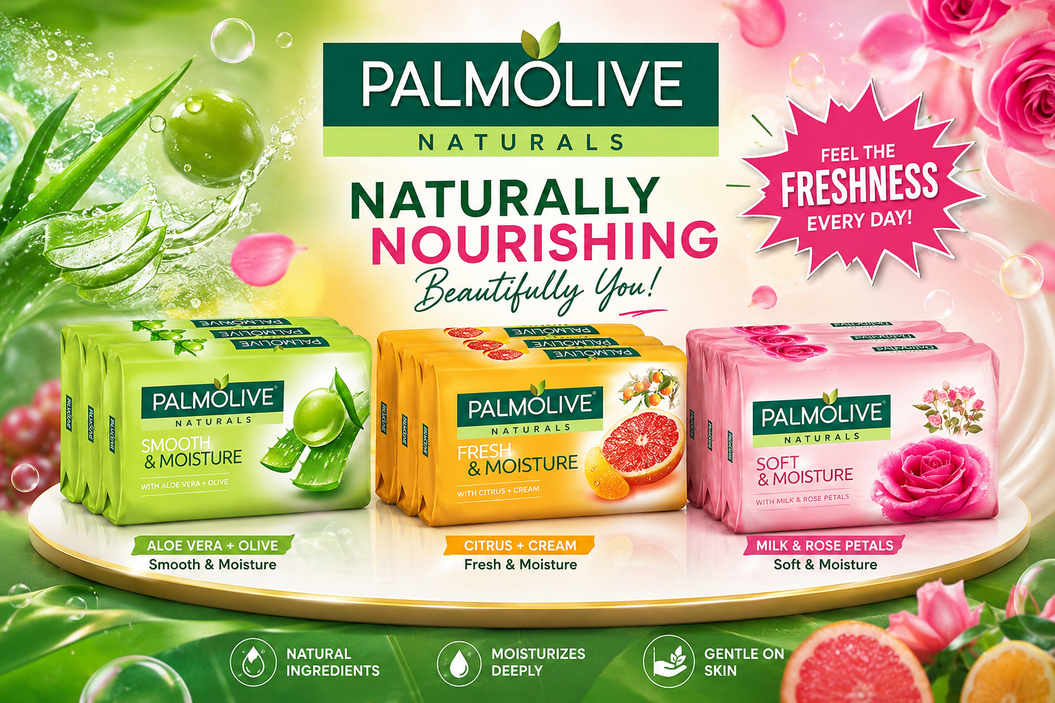 Soap Palmolive 3PK 80G (C24) product image