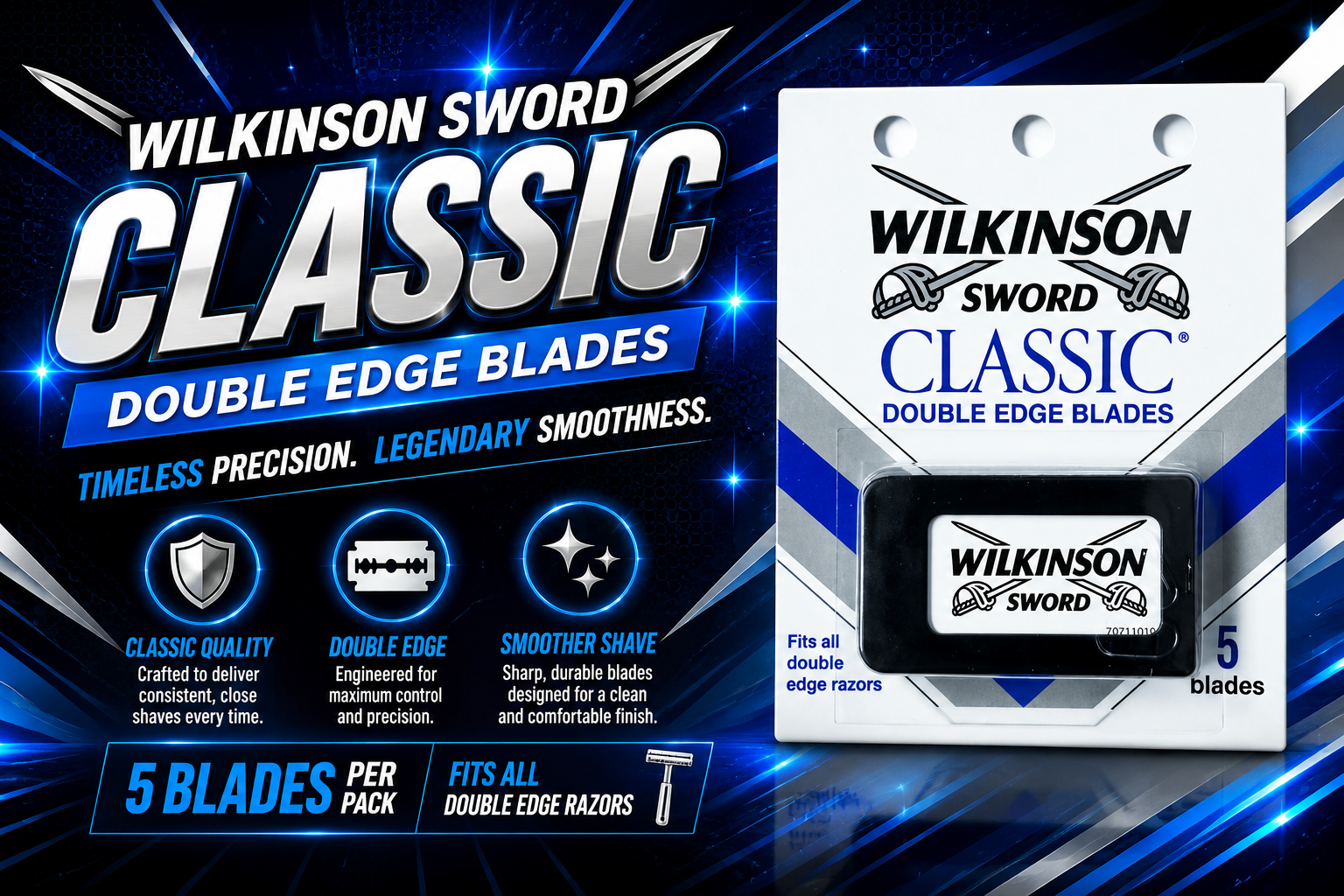 Blade Wilkinson Sword 5/Pk (C20) product image