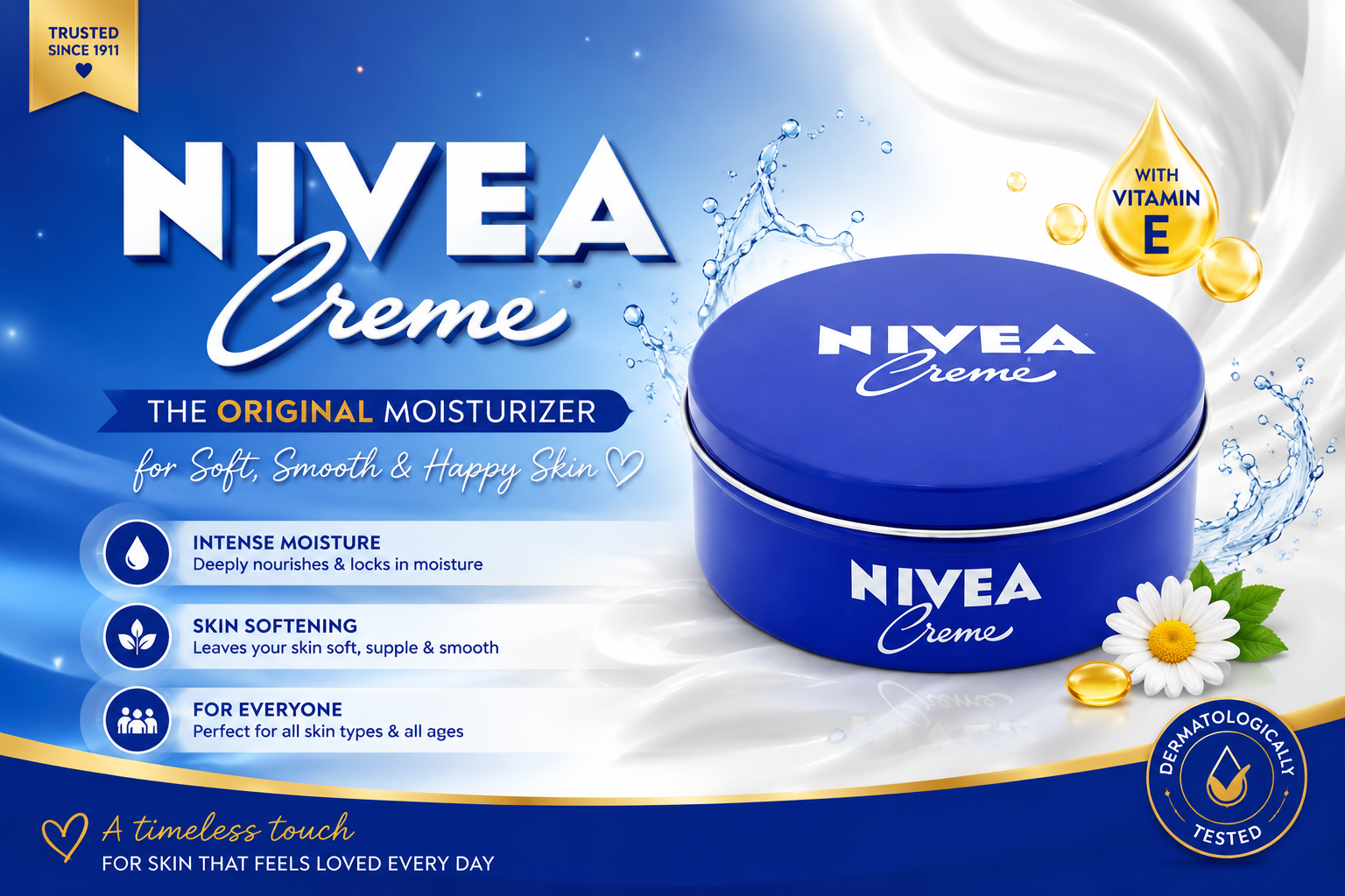 Nivea 250ML/8.45Oz Cream 1CT (B12/C24) product image