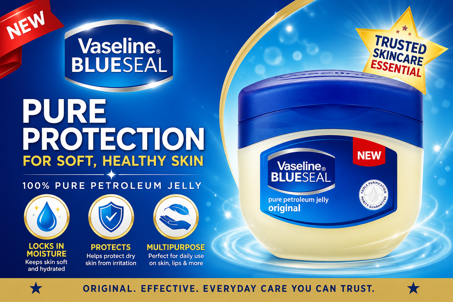 Vaseline Blueseal Petroleum Jelly 1.70OZ 50ML (C12) product image