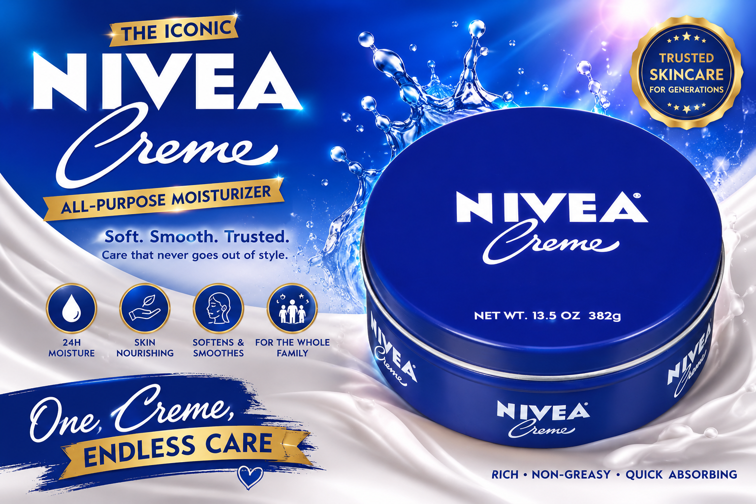 Nivea 13.52Oz Cream 1CT (C24) product image
