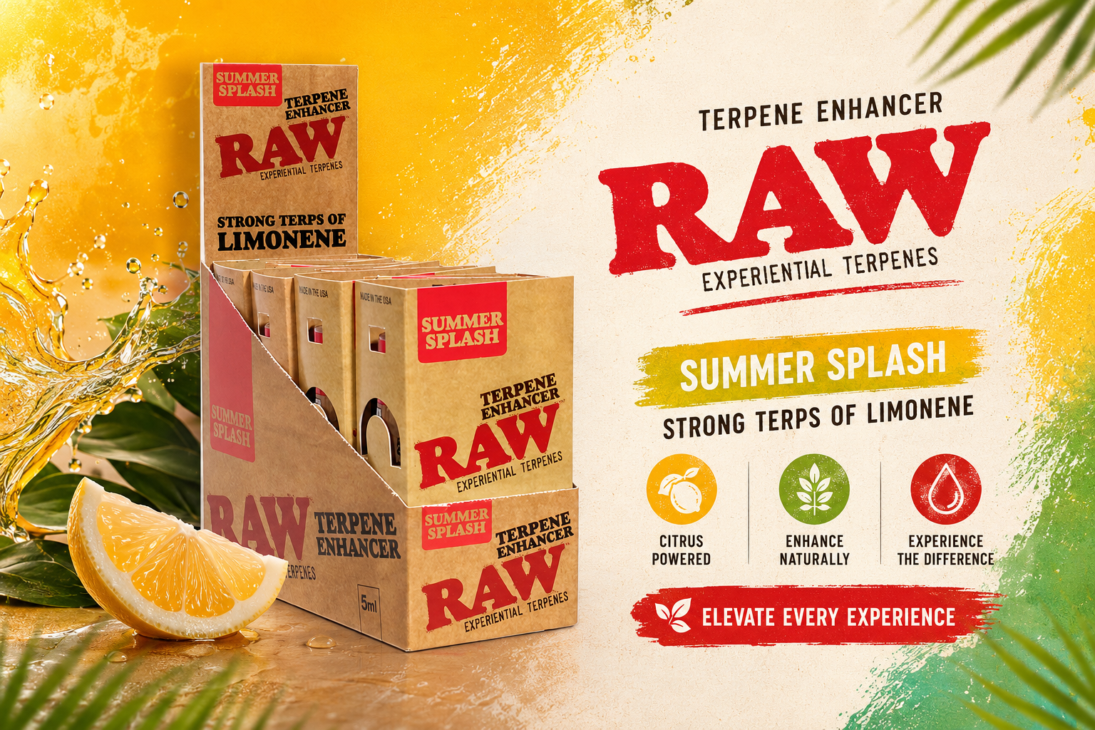 CP Raw Terpene Enhancer Summer Splash 5Ml 8Ct (C24) product image