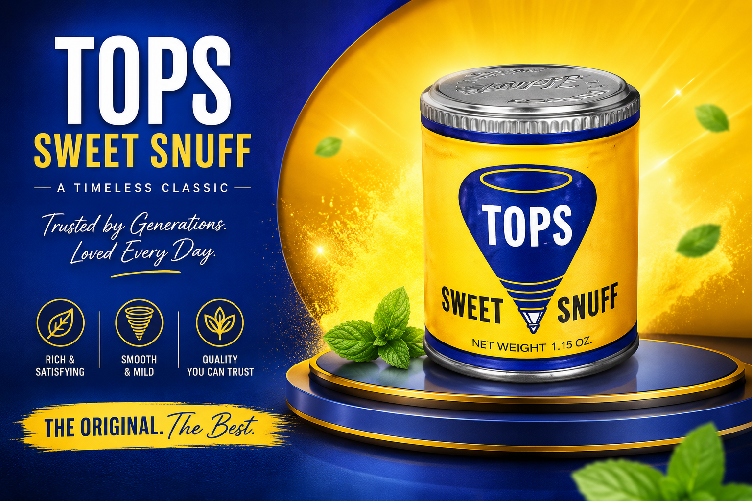 Tob Snuff Tops Sweet Tc Blue    (C12) product image