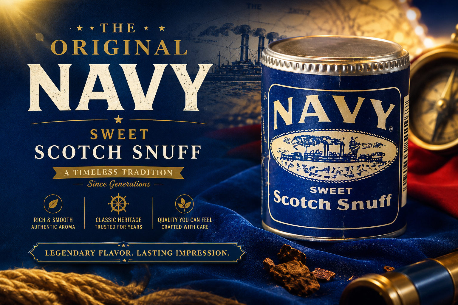 Tob Snuff Navy Sweet 12CT (C12) product image