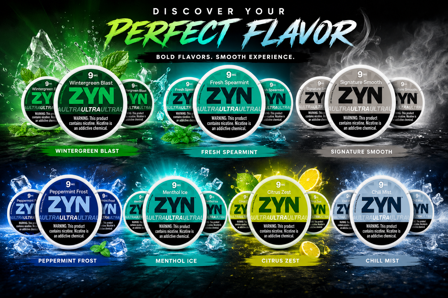 Zyn Ultra Nicotine Pouch 9MG 5CT (C18) product image