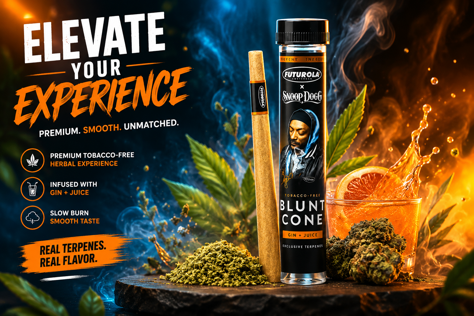 Futurola Snoop Dogg King Size Cone Roller 1CT (C50) product image