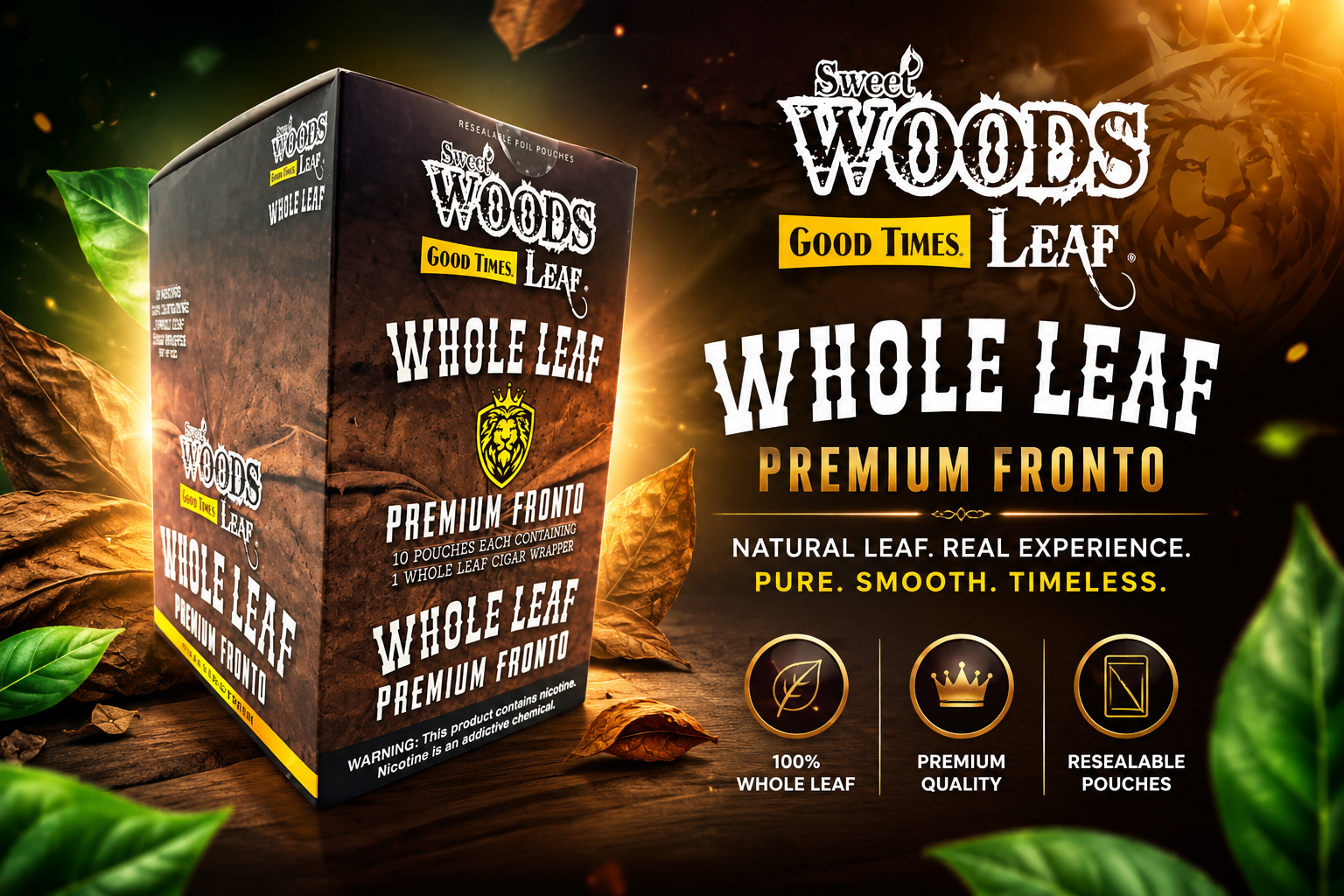 CP Good Times Sweet Woods Whole Leaf 10CT product image