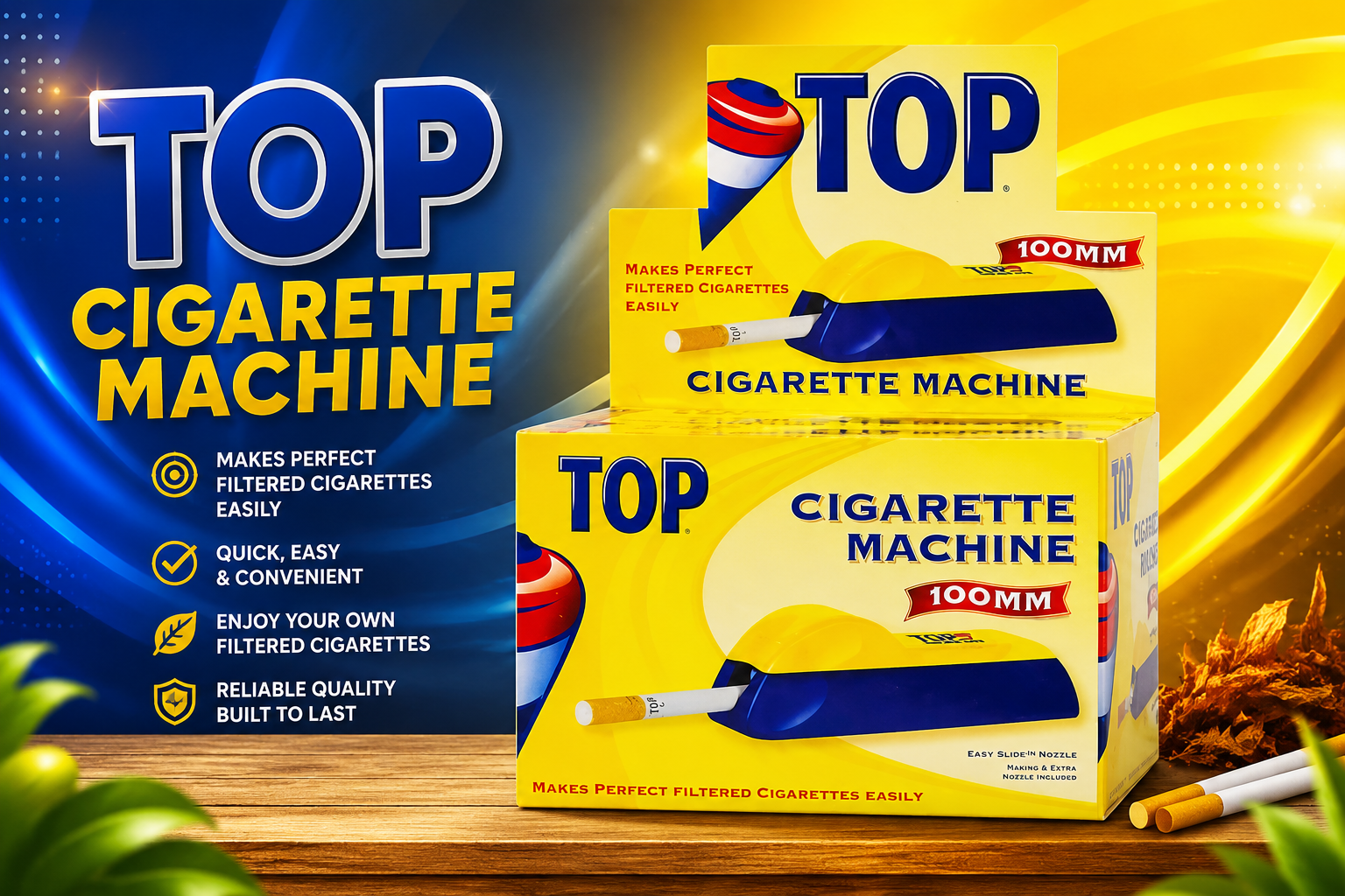 CP Top Cig Machine 100MM 6CT Handheld (C4) product image