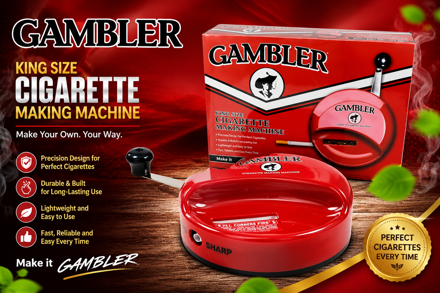 CP Gambler Cig Machine King (C4) product image
