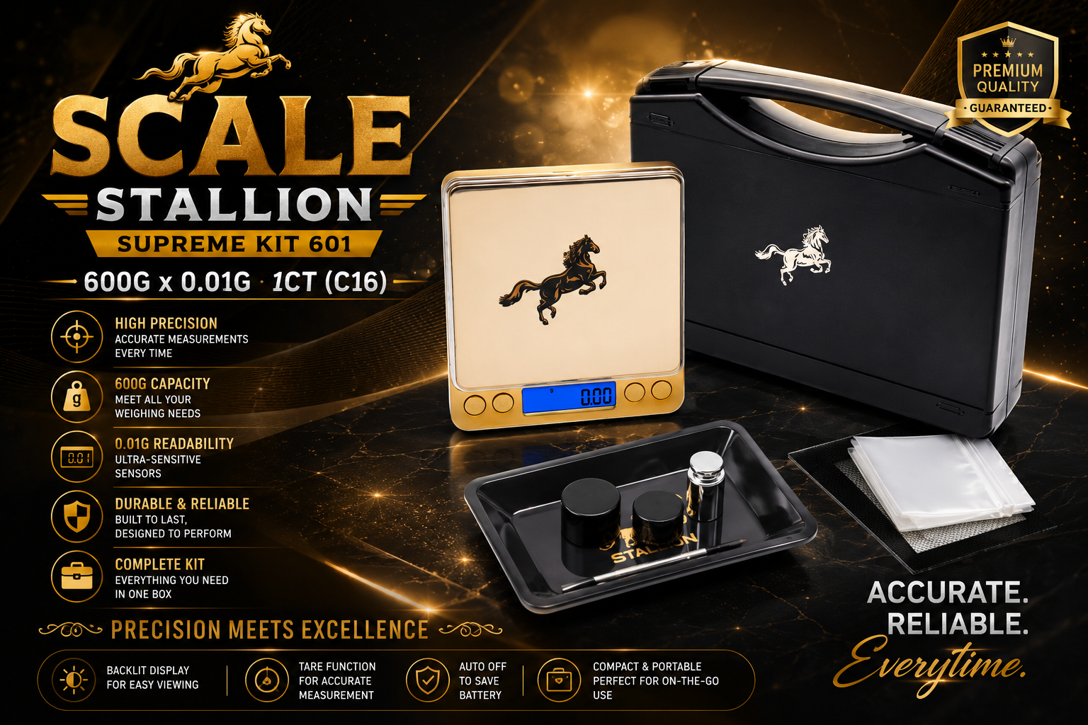 Scale Stallion Supreme Kit 601 600G X 0.01G 1CT (C16) product image