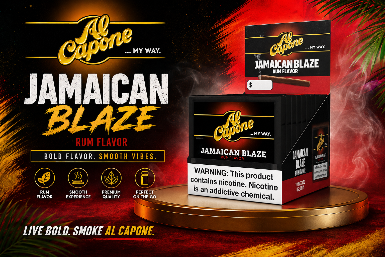 Little Cigar Al Capone 10/10PK (C20) Jamaican Blaze Rum $2 OFF product image