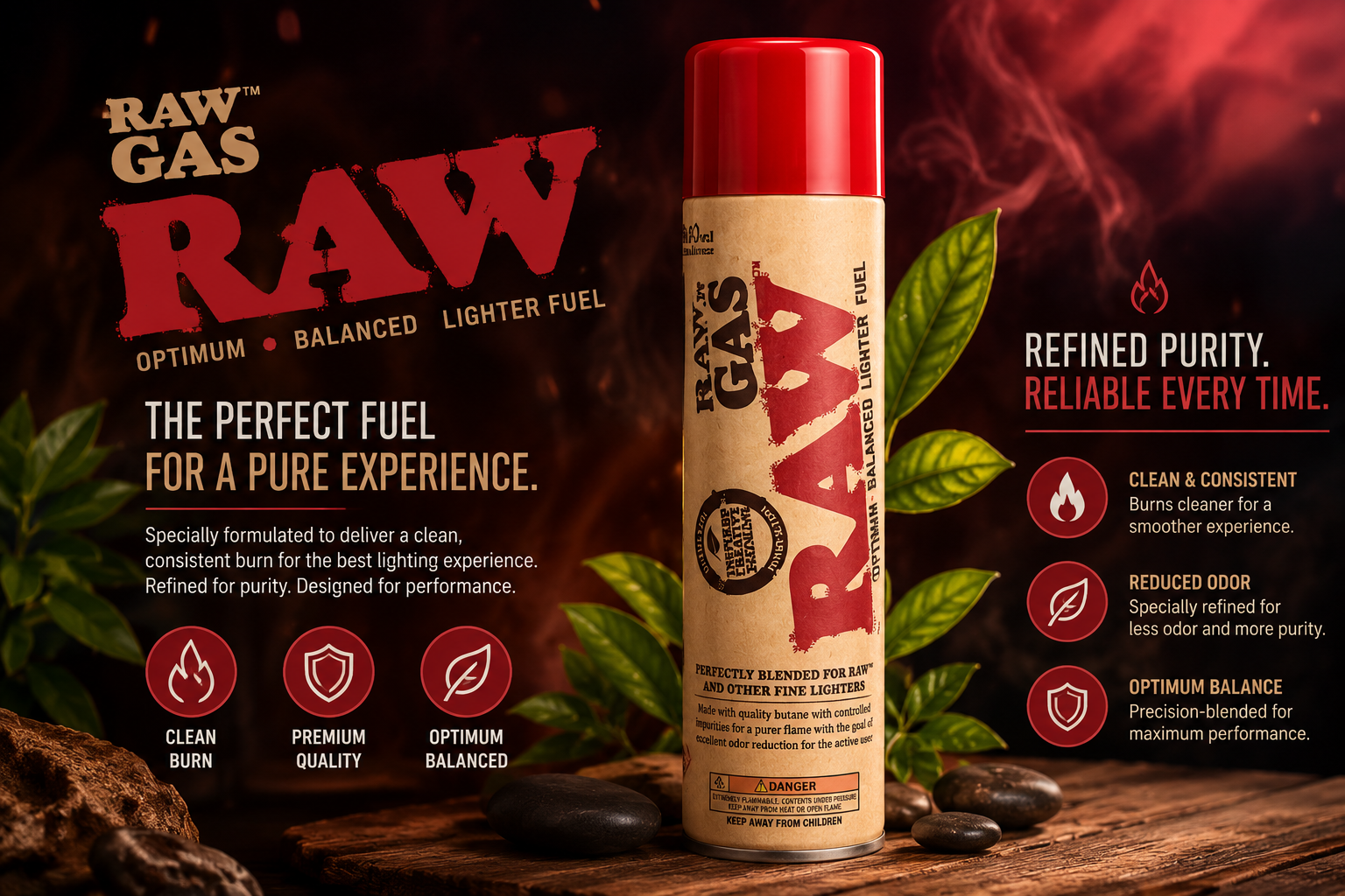 Butane Raw Refined 300ML/10.14OZ Lighter Fuel 1CT (C12) product image