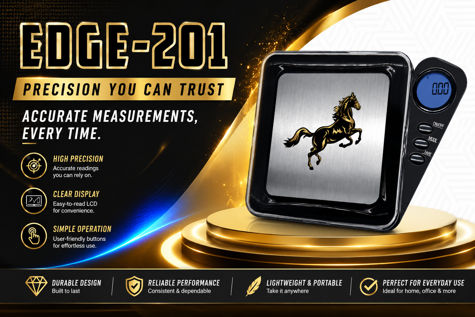 Scale Stallion Edge-201 200 X 0.01G 1Ct (C50) product image