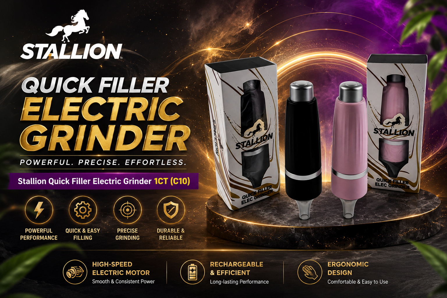 Stallion Quick Filler Electric Grinder 1CT (C10) product image