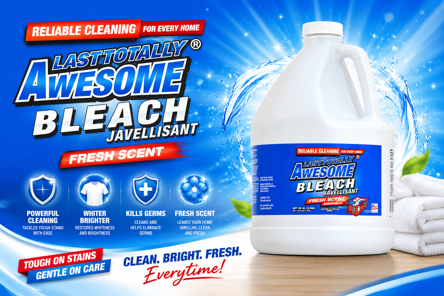Awesome Bleach Fresh Scent 96OZ 1CT (C12) product image