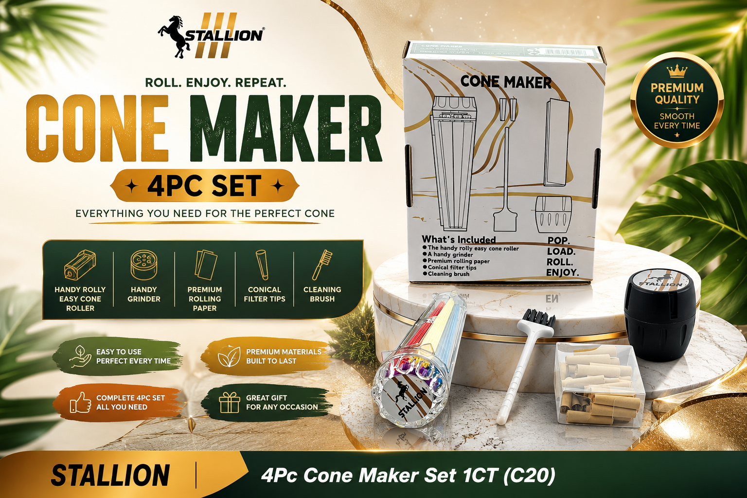 Stallion 4Pc Cone Maker Set 1CT (C20) product image