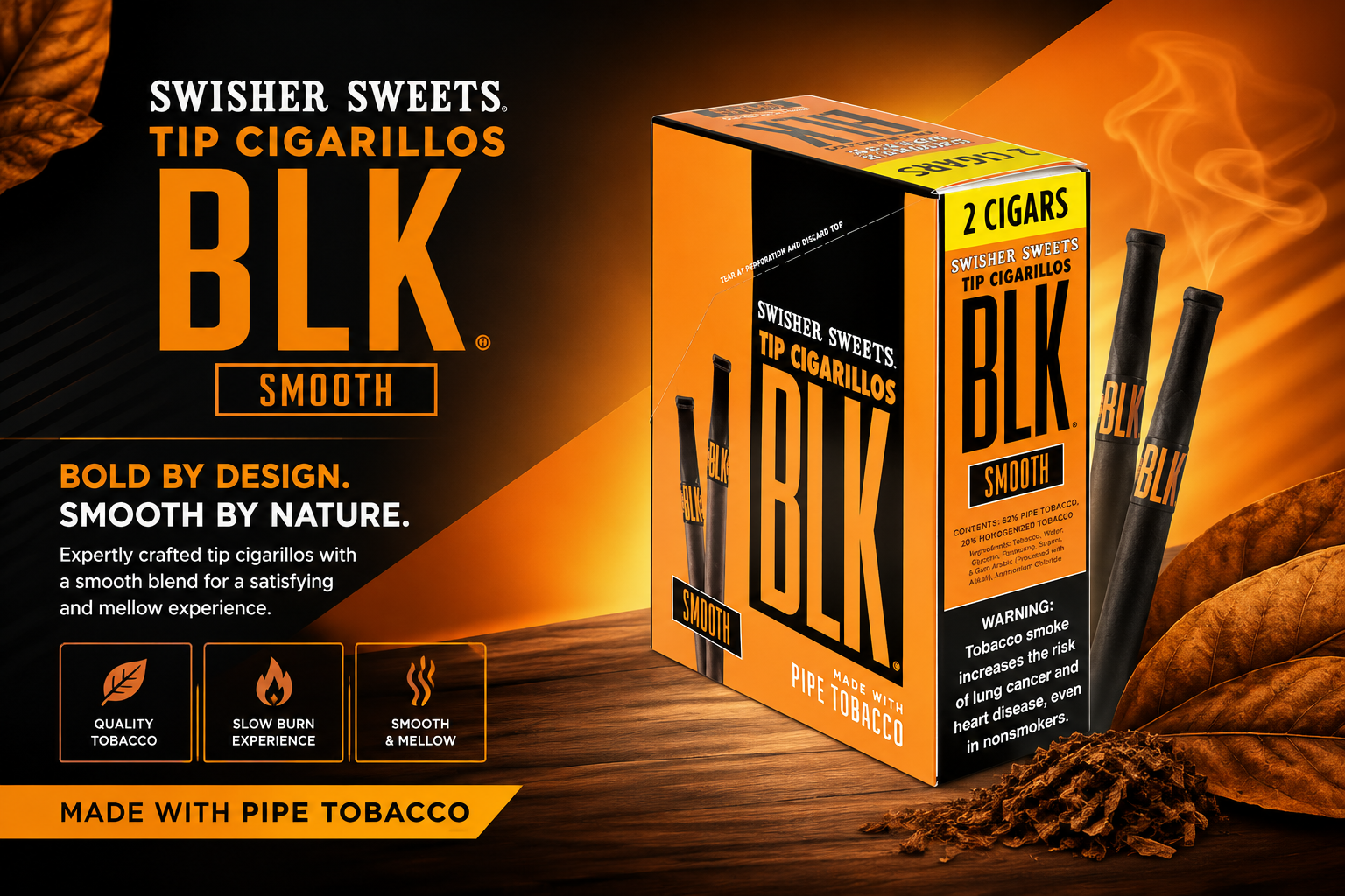 CGR Swisher Sweets Blk 2/$1.69 15CT (C48) product image
