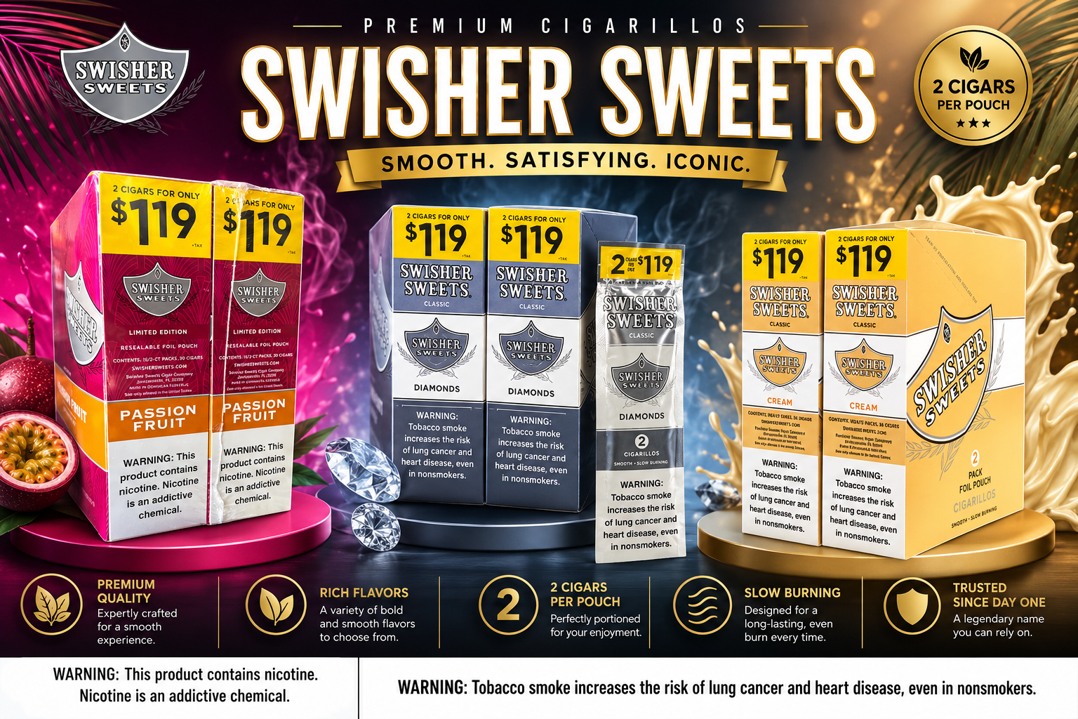 CGR Swisher Sweets 2/$1.19 30CT (C24) product image