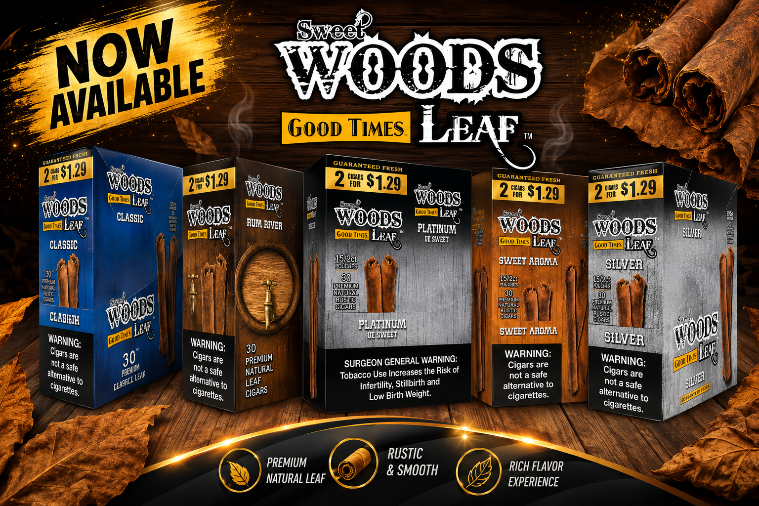CGR Good Time 2/$1.29 Sweet Woods 15CT (C24) product image