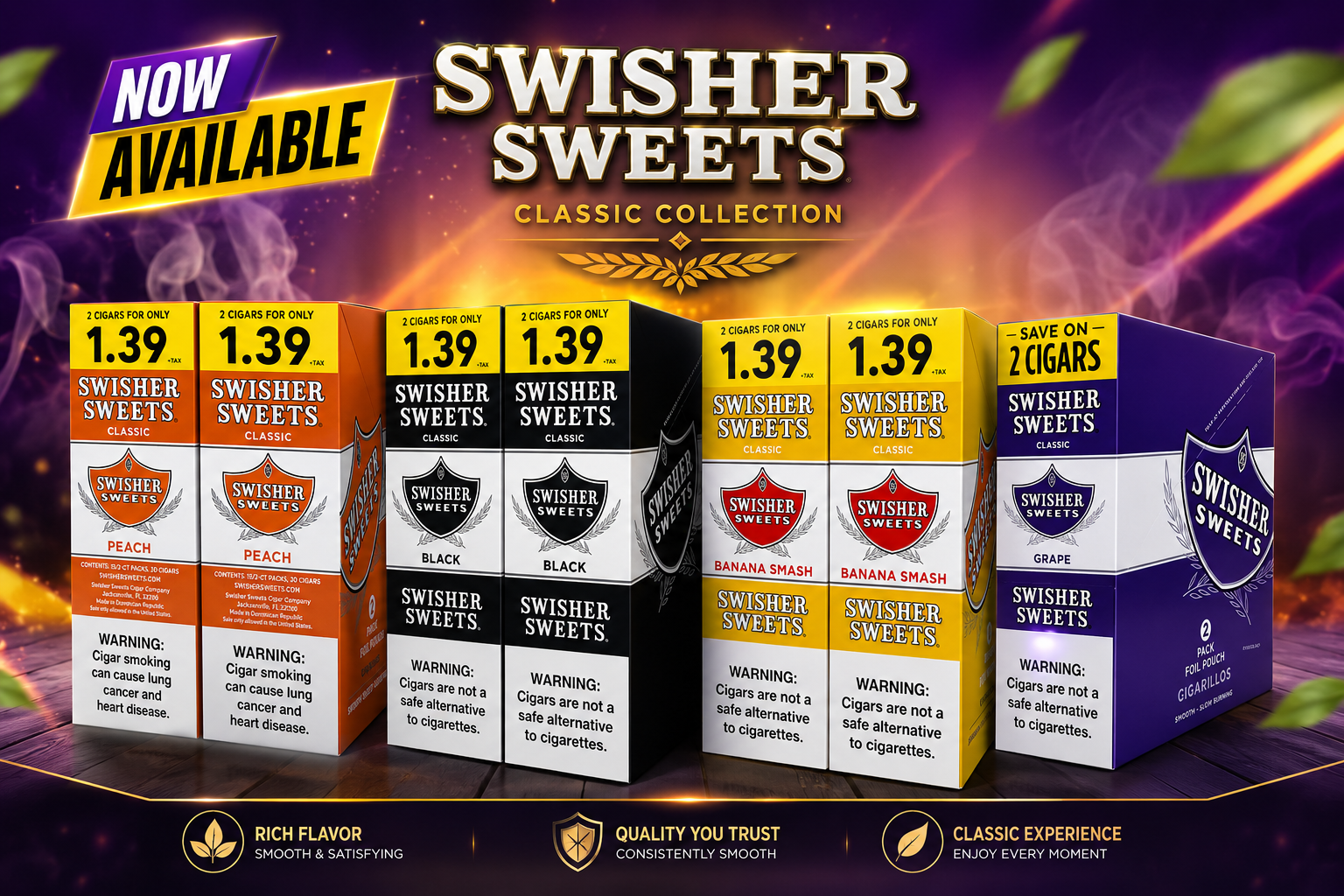 CGR Swisher Sweets 2/$1.39 30CT (C24) product image