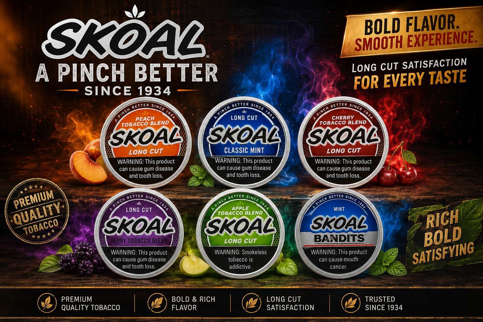 Tob Snuff Skoal 5CT Can (C18) product image