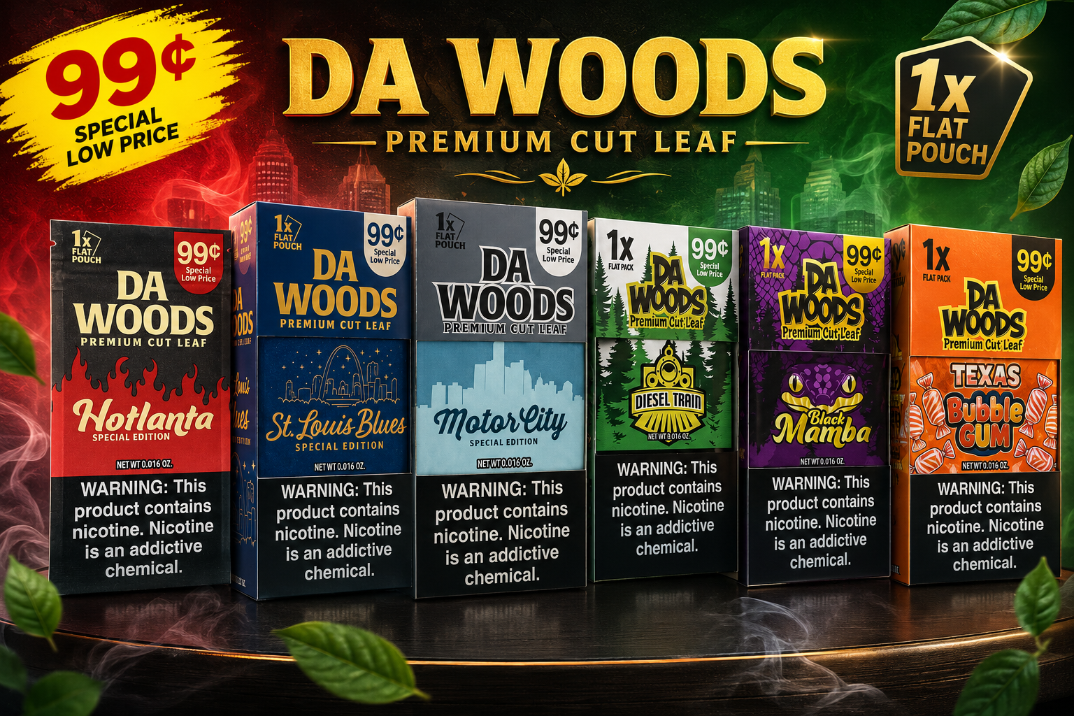 Tob Da Woods Cut Leaf 99C 20CT (C24) product image