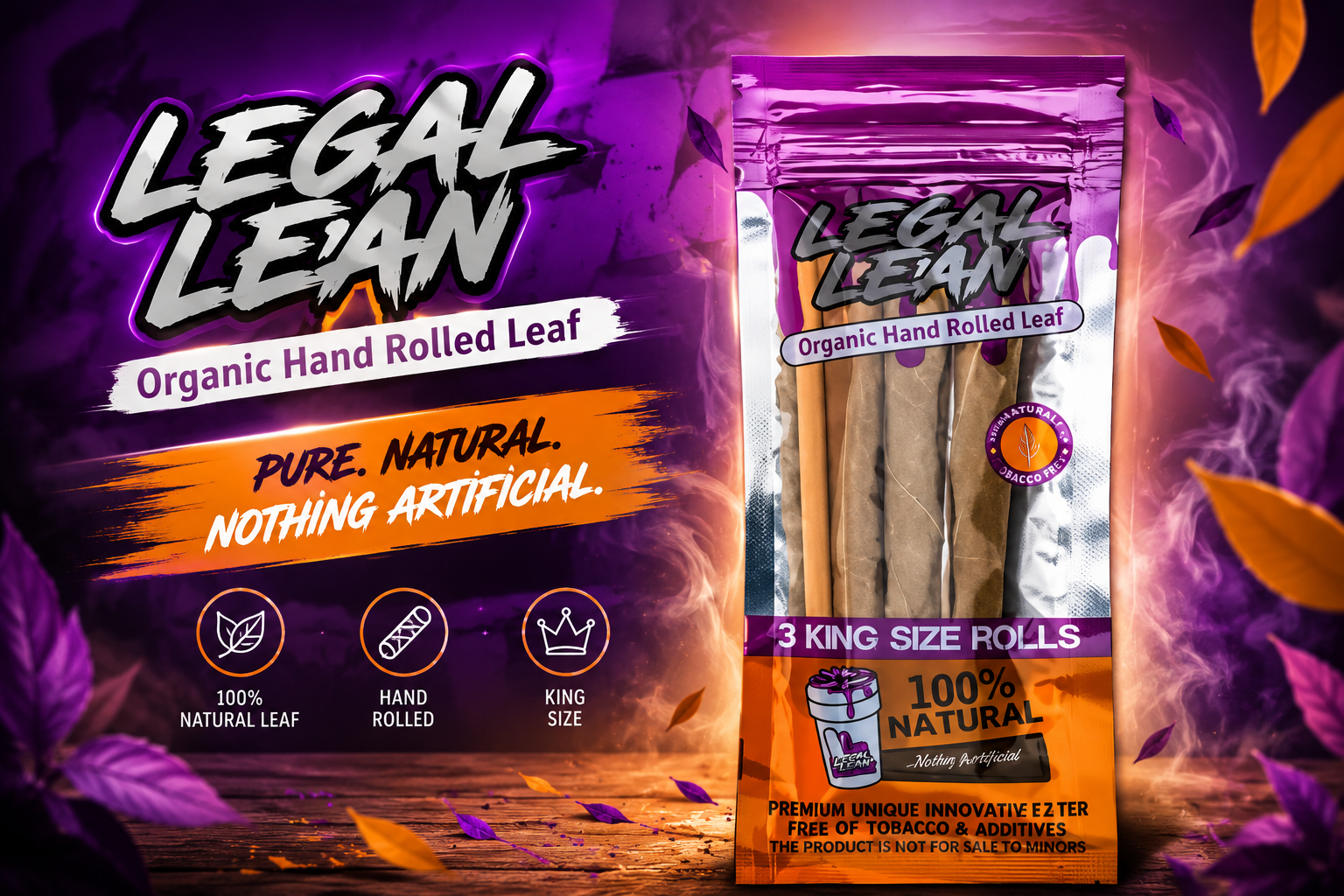 CP Legal Lean Cone Leaf Wraps 24CT 3Rolls/Tube  product image