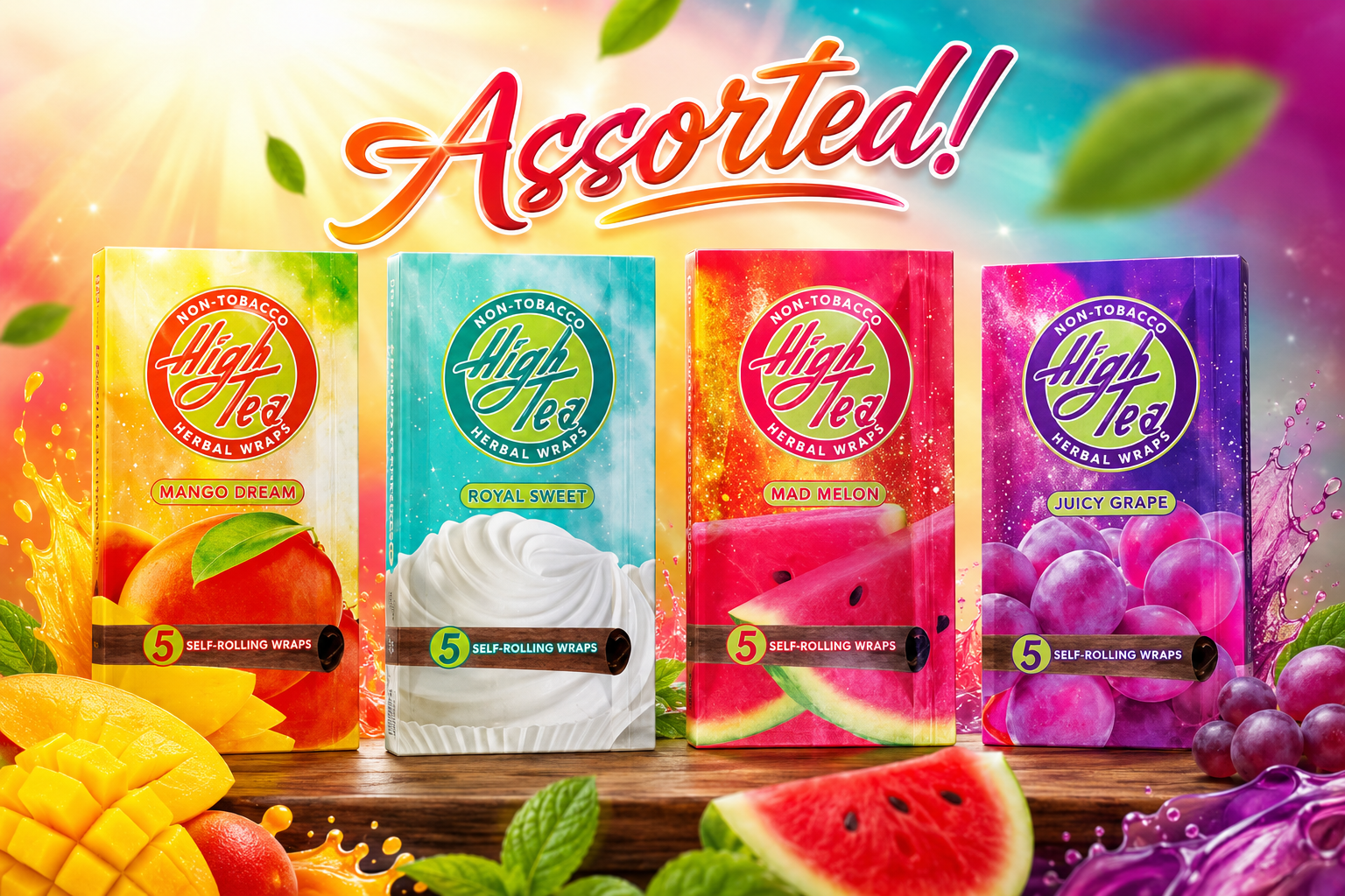 CP High Tea Herbal Wraps 25CT Assorted Flavor (C100) product image