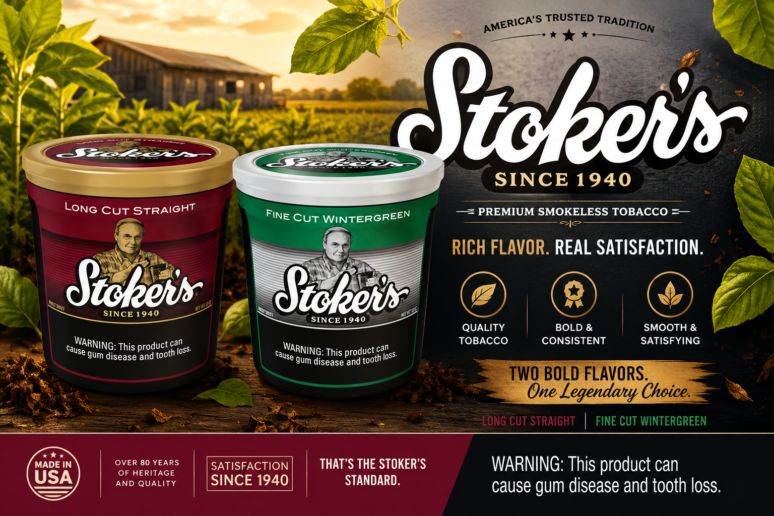 Tob Snuff Stoker'S $2 Off Tub 12OZ 1CT (C12) product image