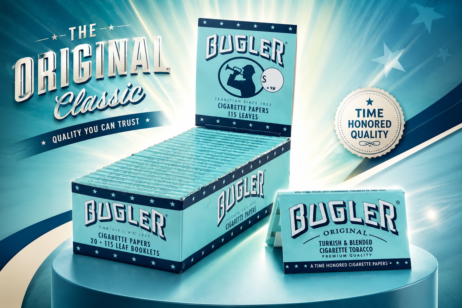 CP Bugler Original Rolling Papers 115/Pk 24Ct (C12) product image