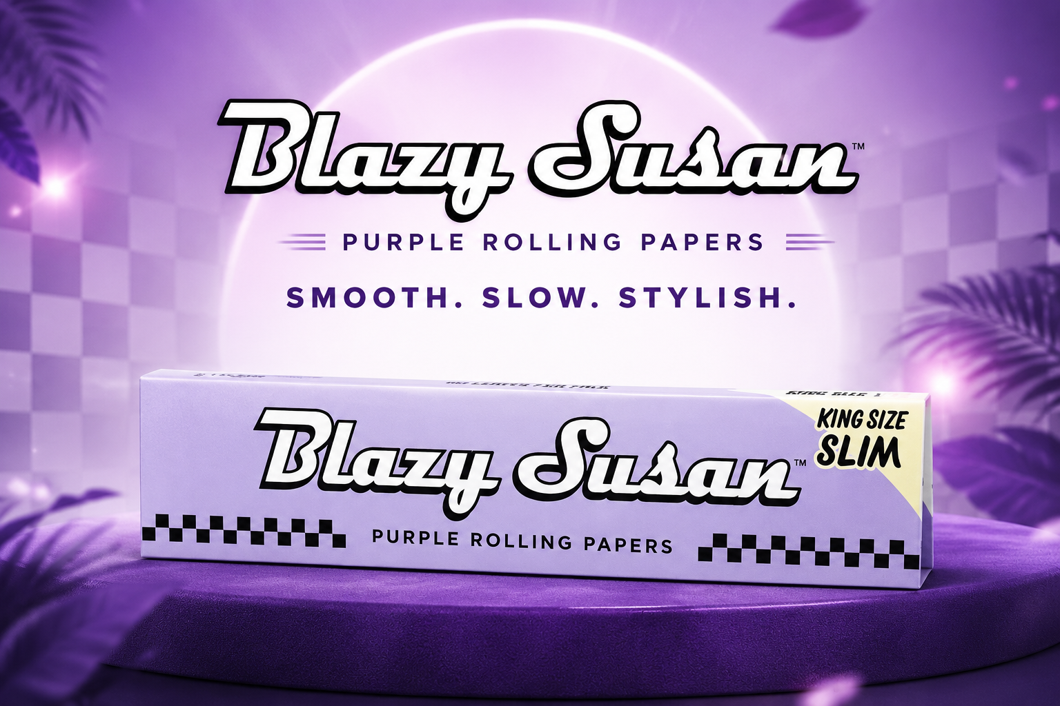 CP Blazy Susan Purple Rolling Paper (C25) product image