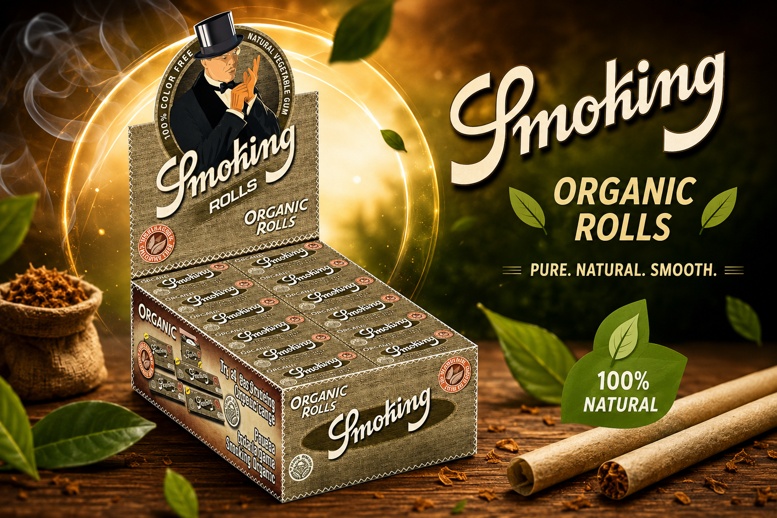 CP Smoking L243 Medium Organic 1CT Roll Papers  product image