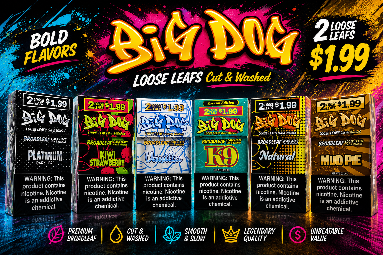 Tob Big Dog Broad Leaf Pp $1.99 20/2PK (C24) product image