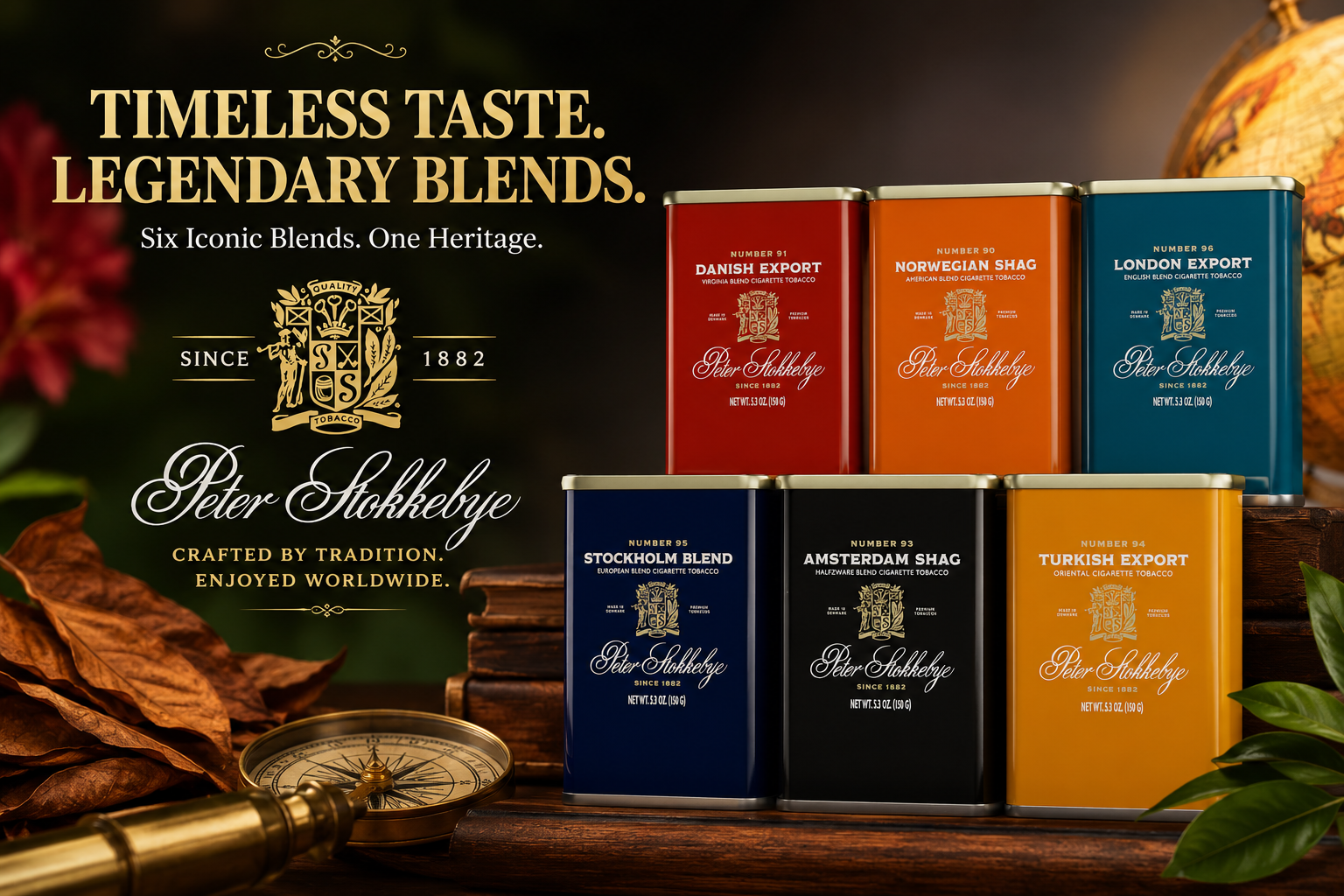 Tob Pipe Tobacco Bag Peter Stokkebye 150G (C24) product image