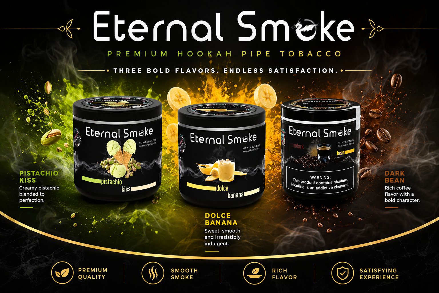 Tob Hookah Eternal Smoke 250G 1CT (C12) product image
