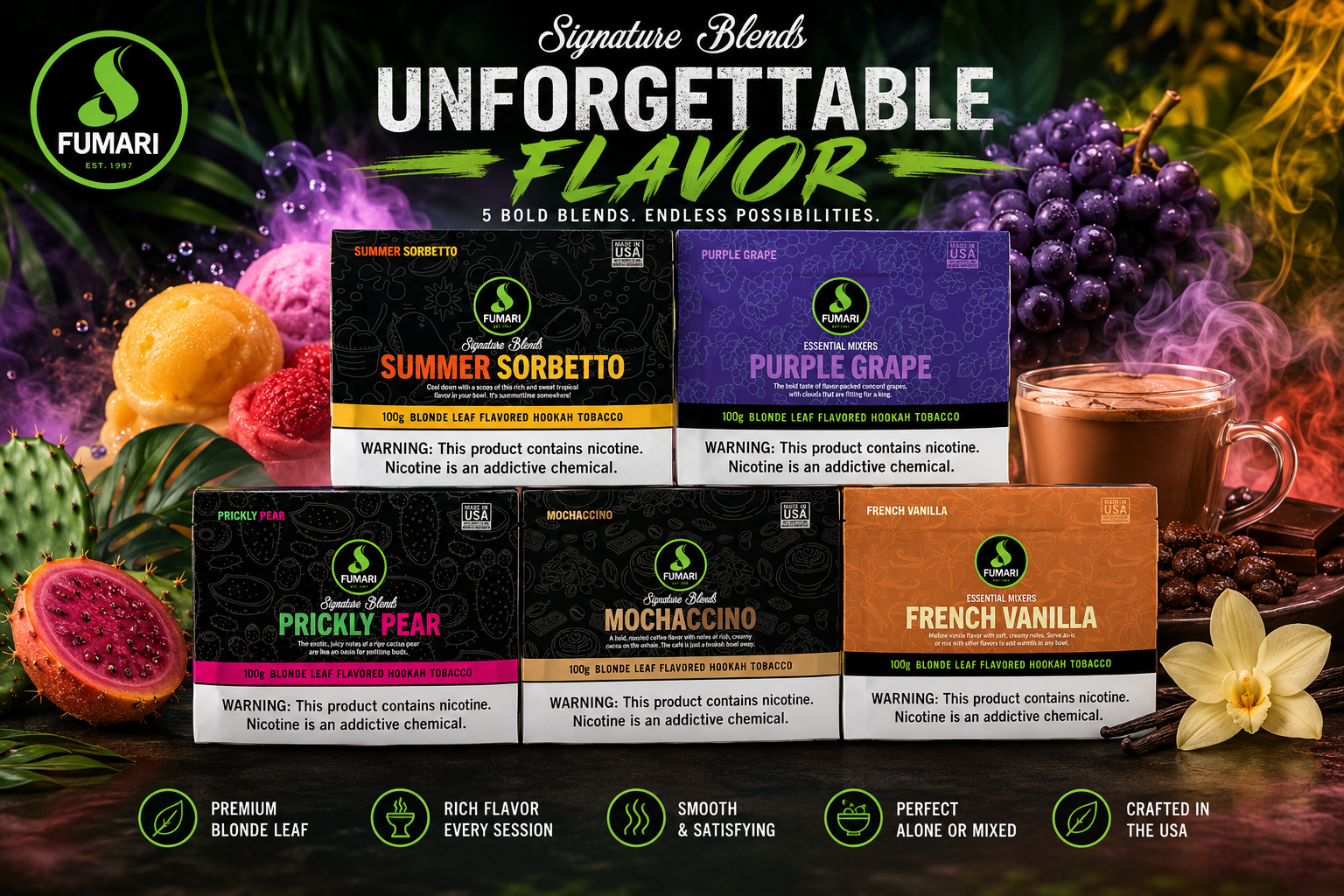 Tob Hookah Fumari 100G 10CT (C60) product image