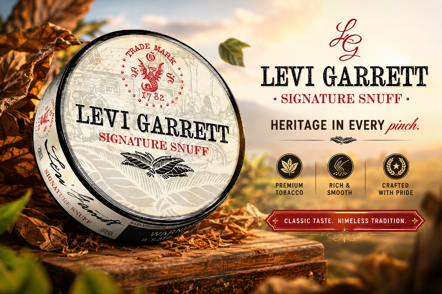 Tob Levi Garret Signature Snuff 1.2OZ 5CT (C14) product image