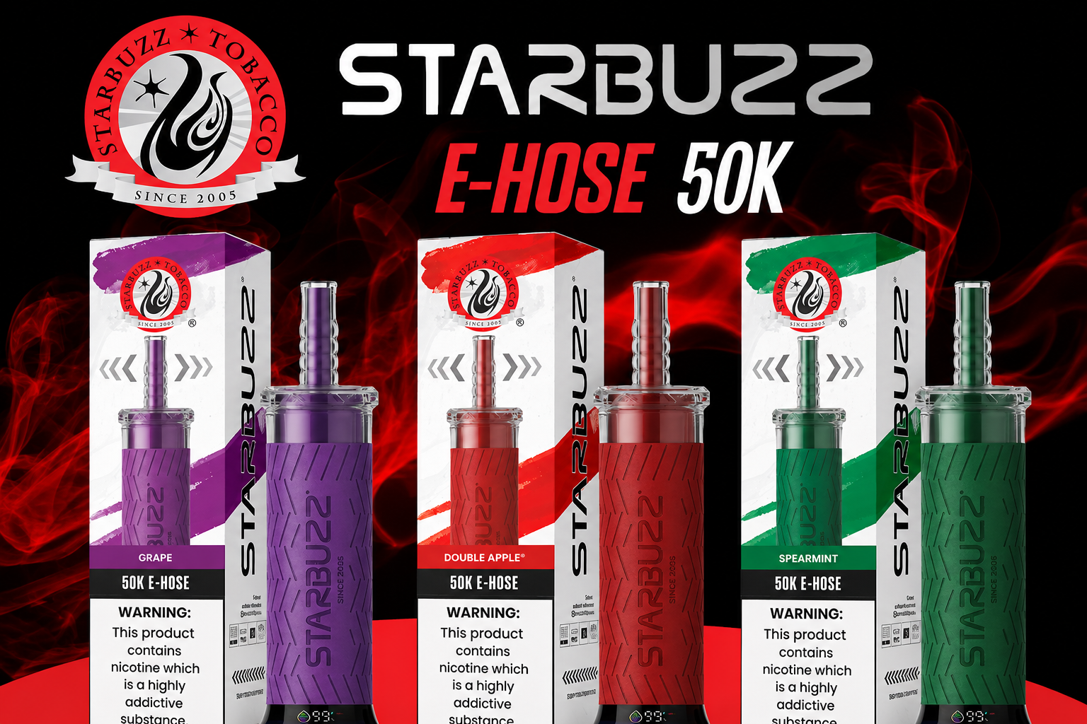 Starbuzz E-Hose 50K Puffs 5CT (C20) product image