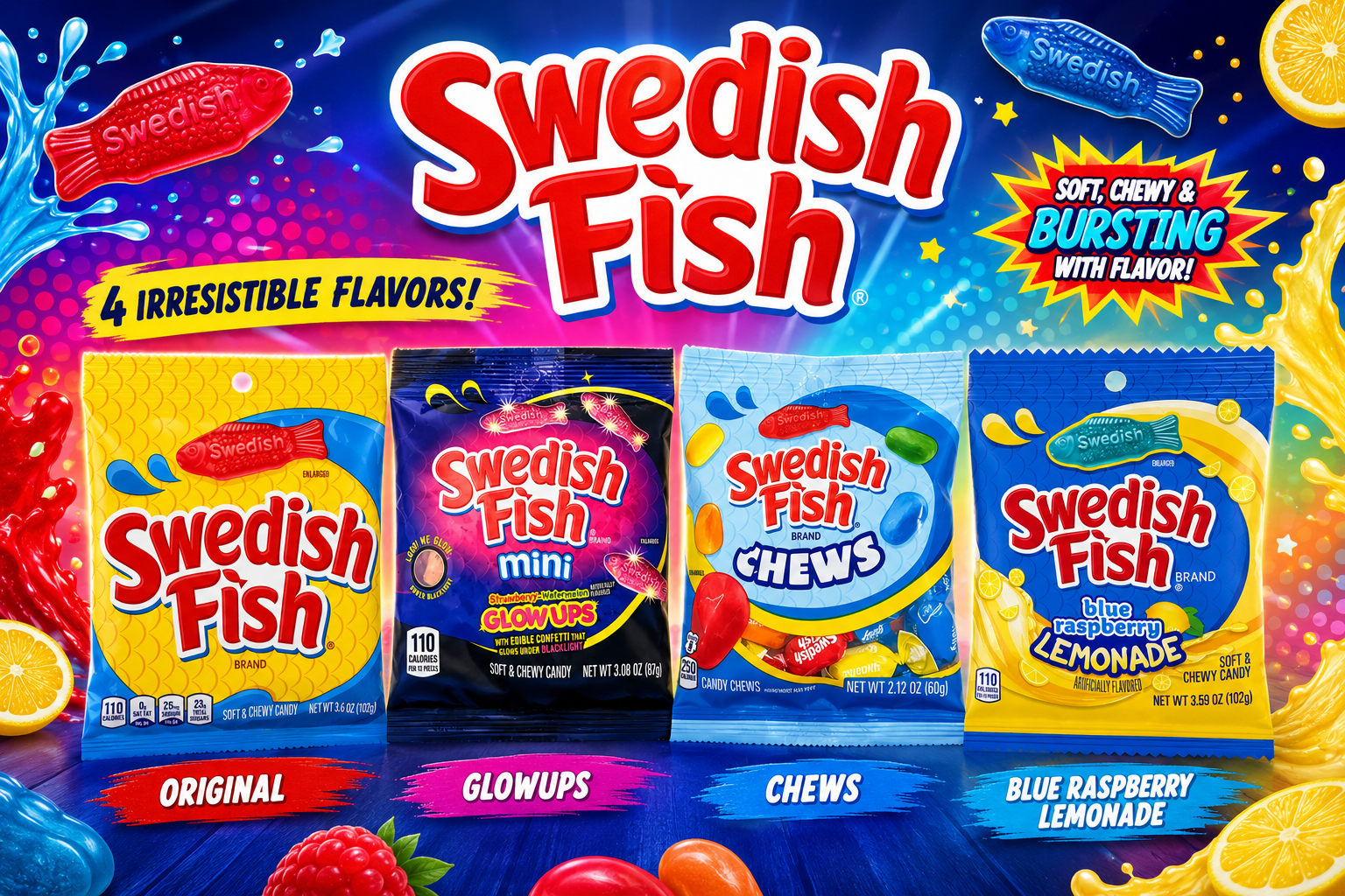 Peg Bag Swedish Fish 1CT (C12) product image