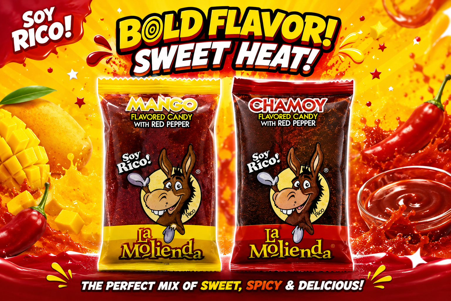 La Molienda Flavored Candy With Red Pepper 2.83OZ 24CT (C8) product image