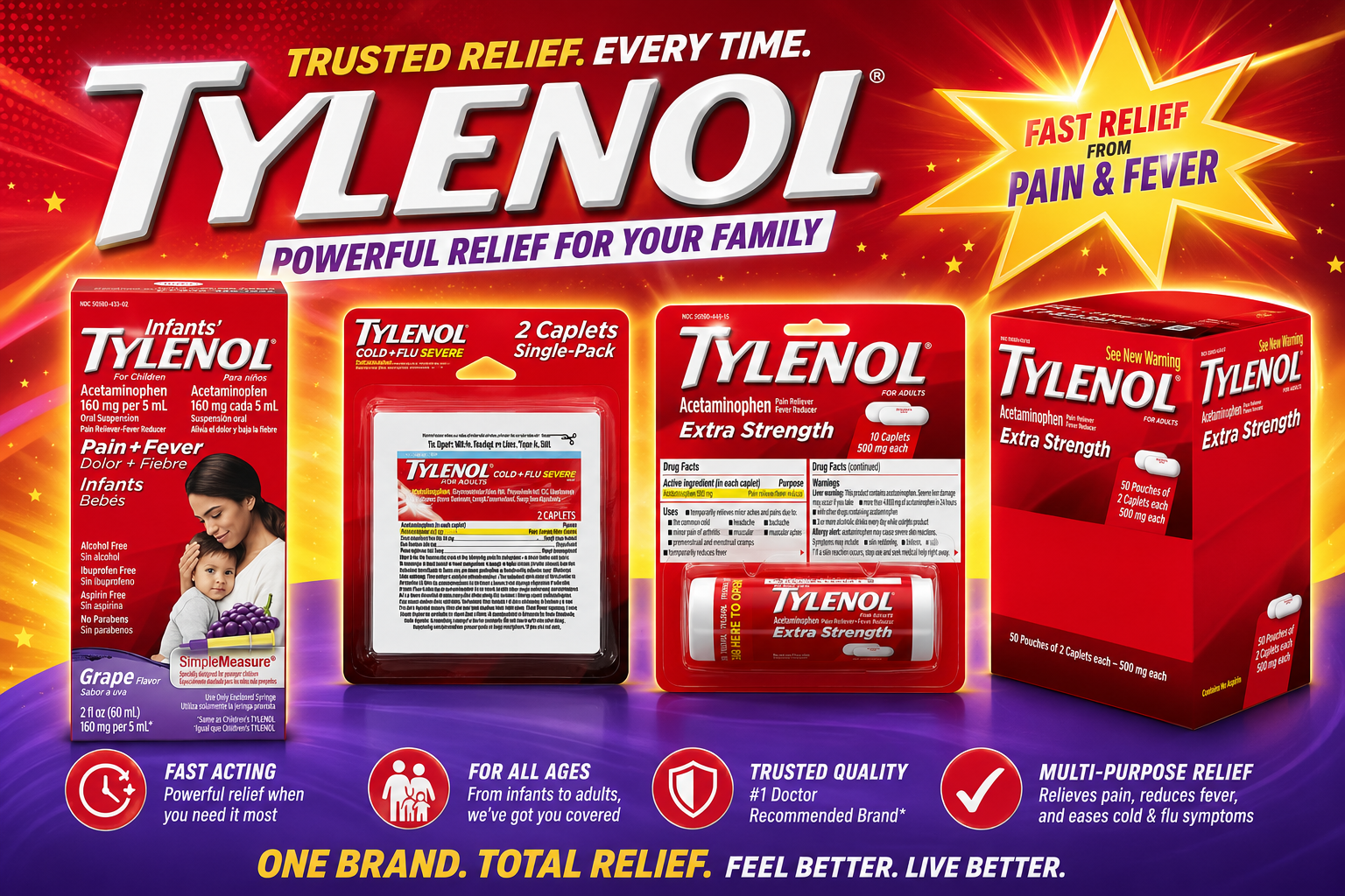Med Tylenol product image