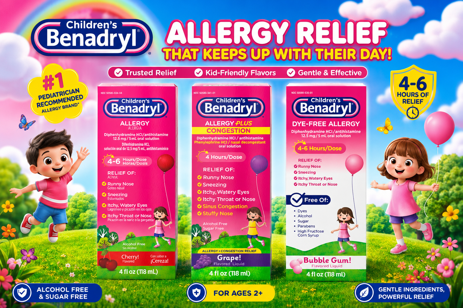 Med Benadryl Children 4OZ 1CT product image