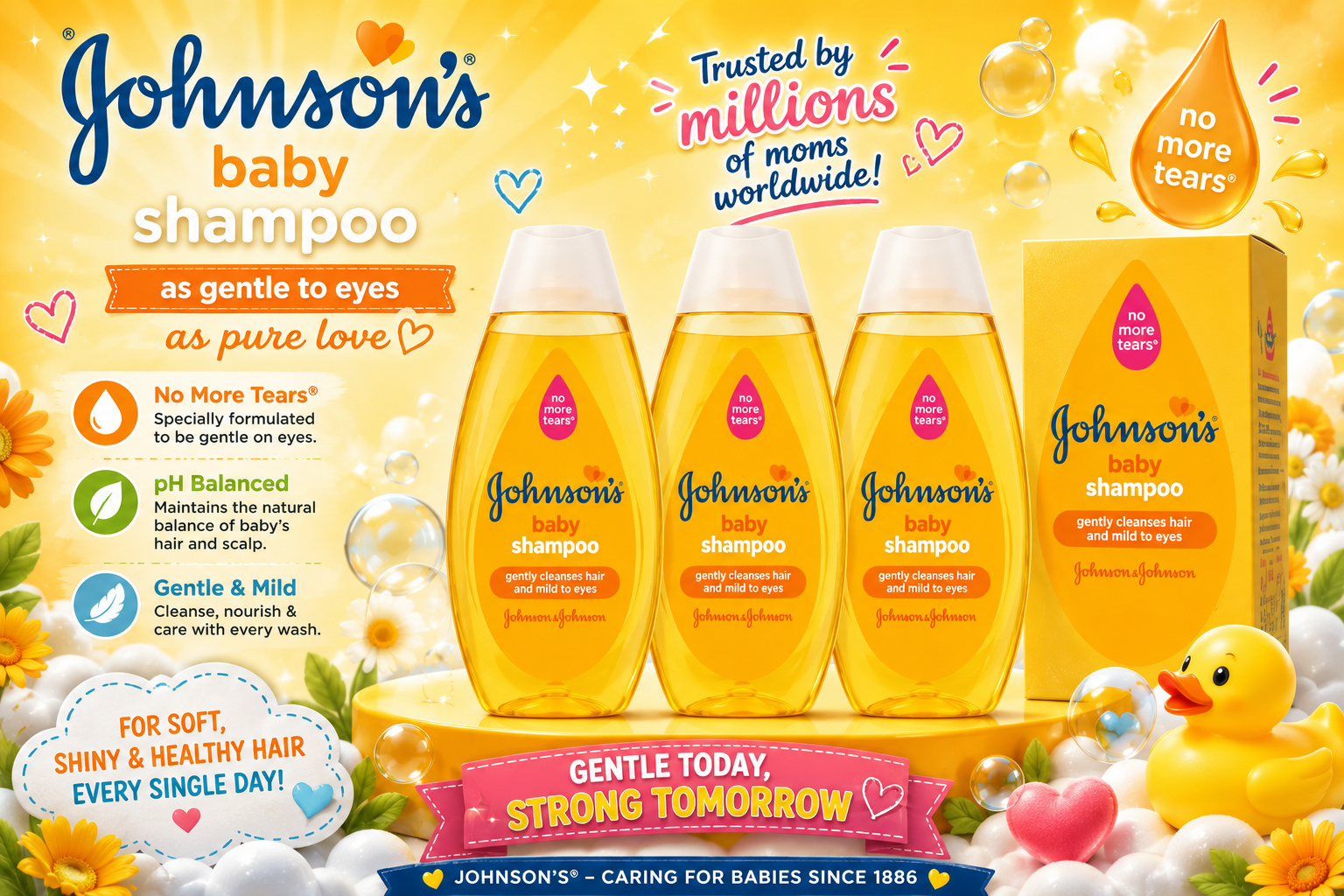 Johnson Baby Shampoo 3.38OZ 1CT (C48) product image