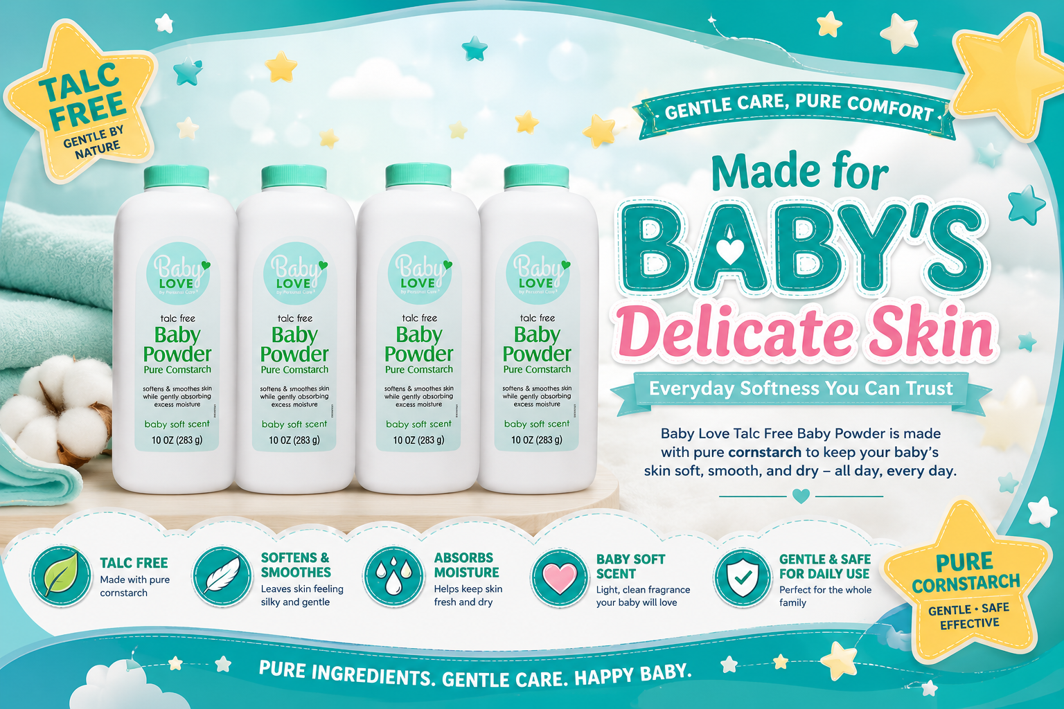 Baby Powder 10OZ 1CT (C12) product image