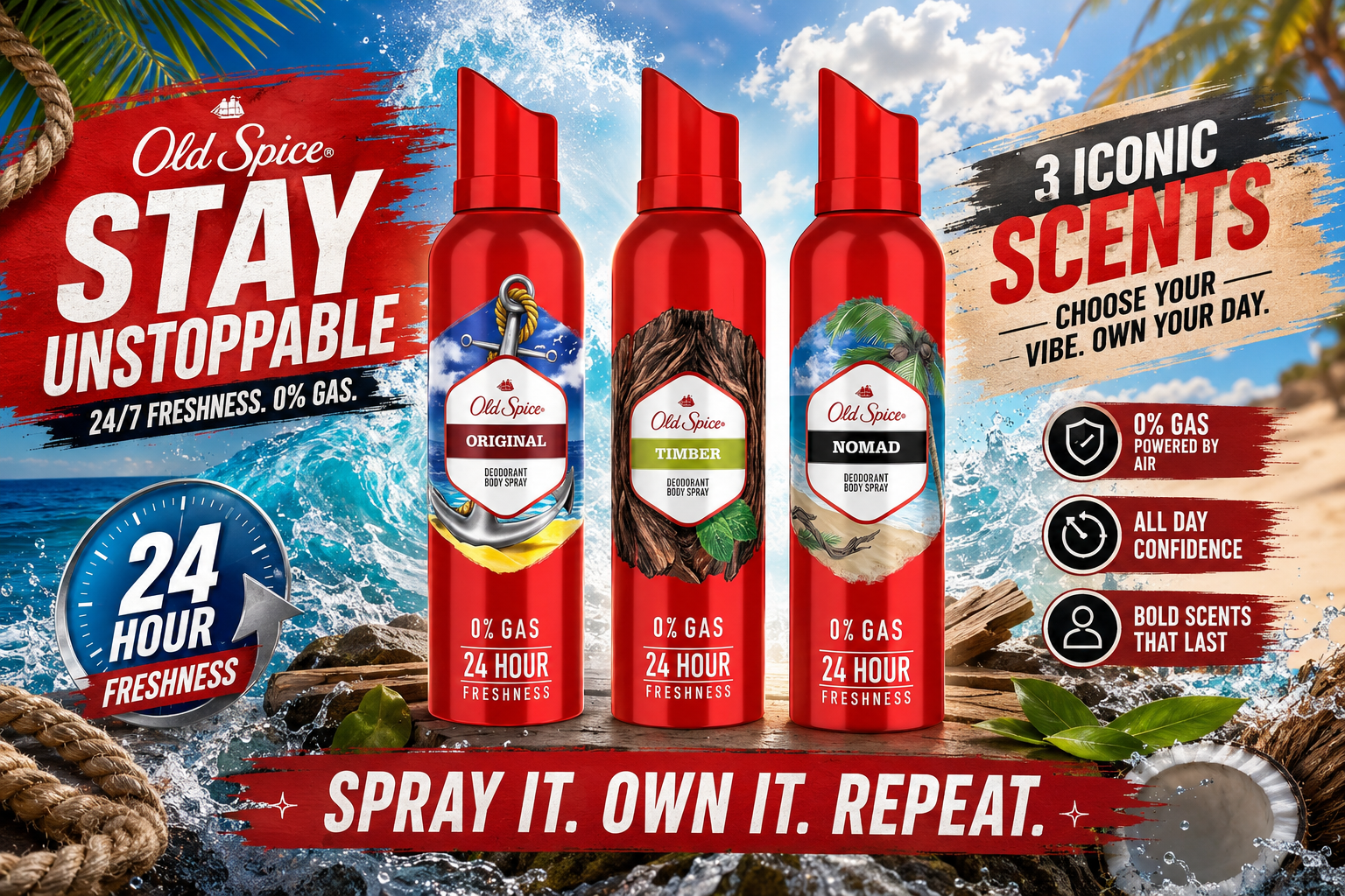 Deo Old Spice 4.73OZ 1CT (C6) product image