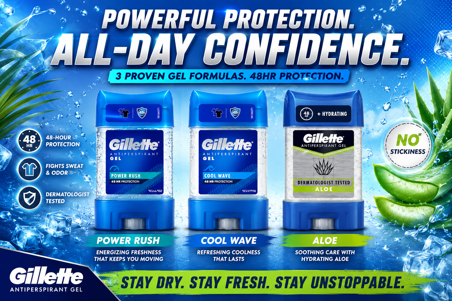 Deo Gillette 2.36OZ Gel 1CT product image