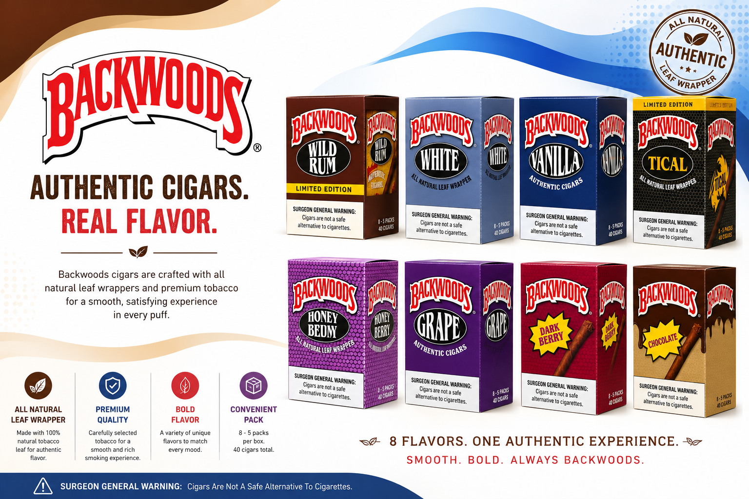 CGR Backwoods 8CT/5PK (C30) product image