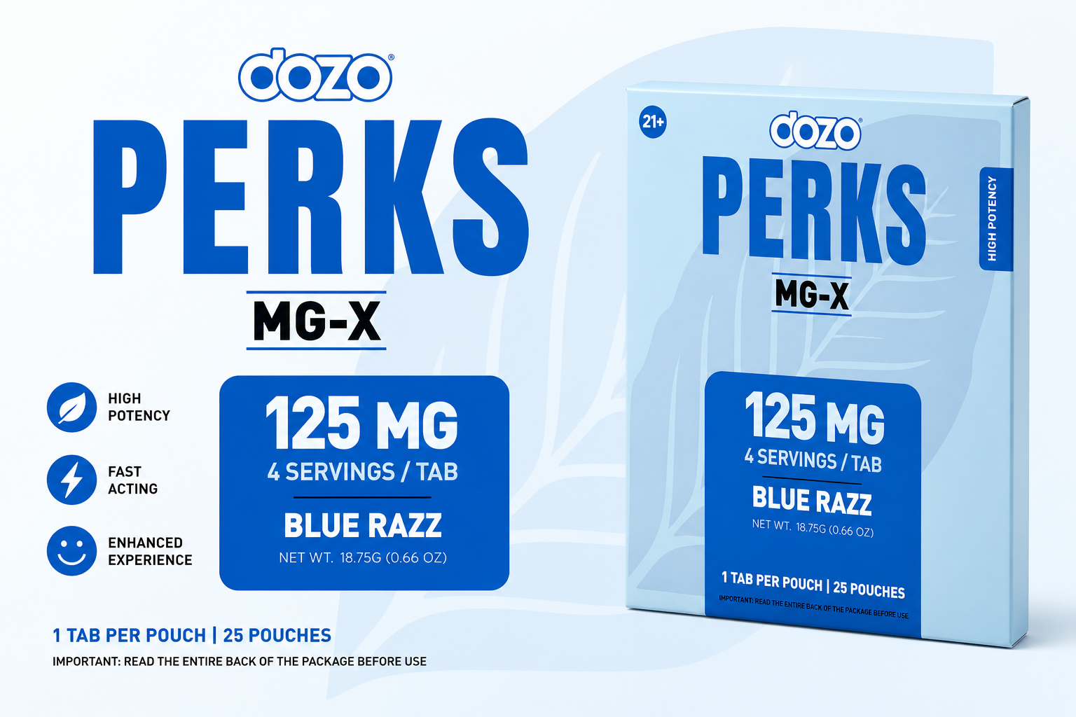 Dozo Perks MG-X 125MG 1/Pk 25CT (C20) product image
