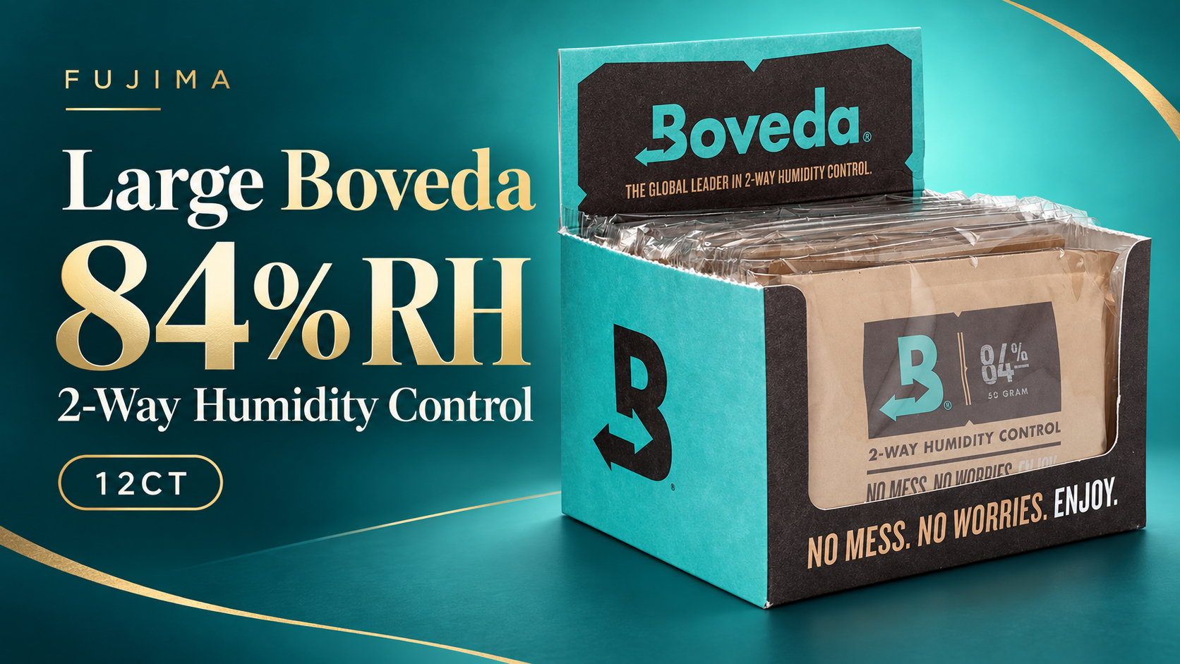 Fujima 12CT Large Boveda 84% R H Levels product image