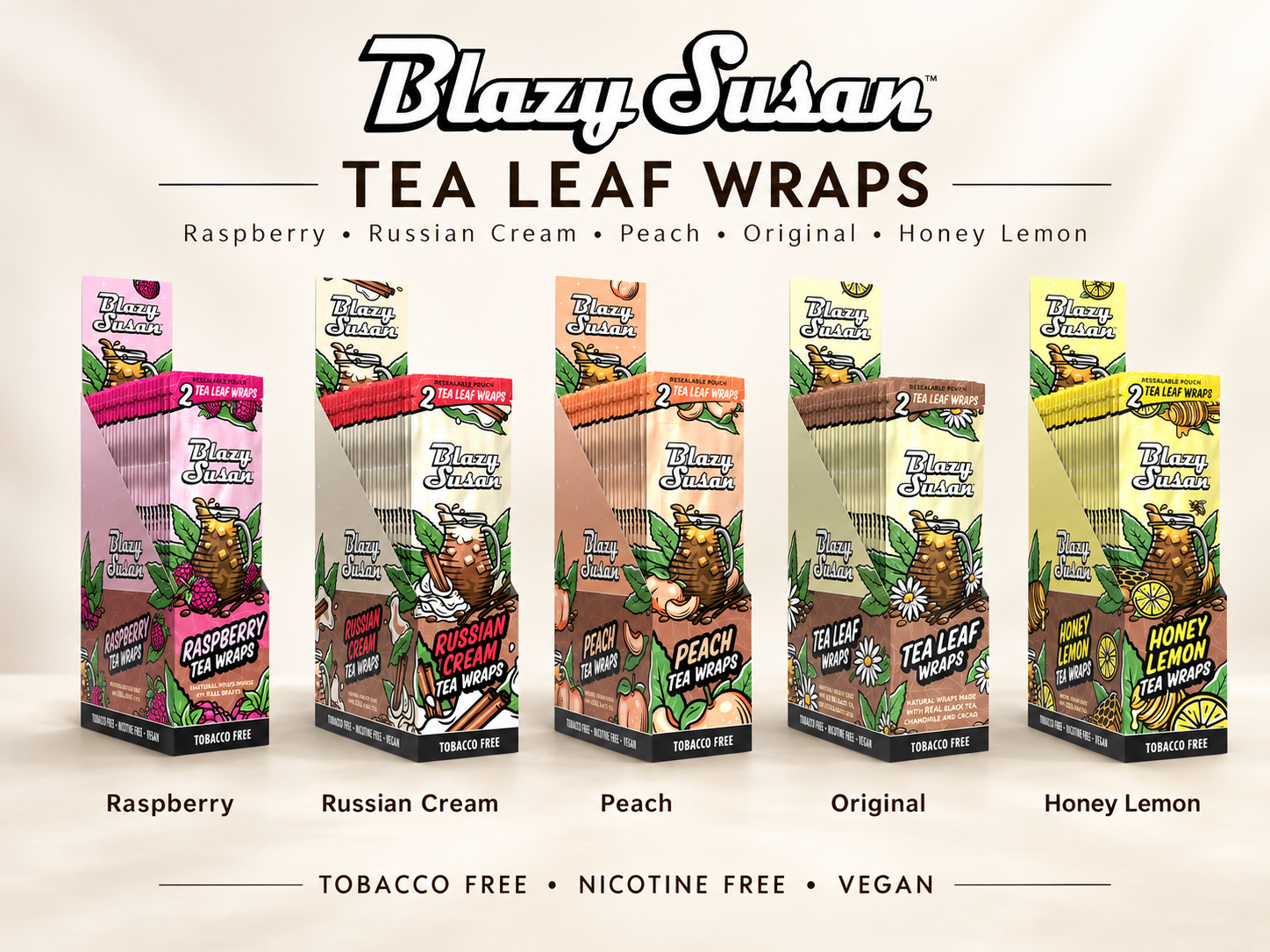 CP Blazy Susan Tea Leaf Wraps 2PK 25CT (C50) product image